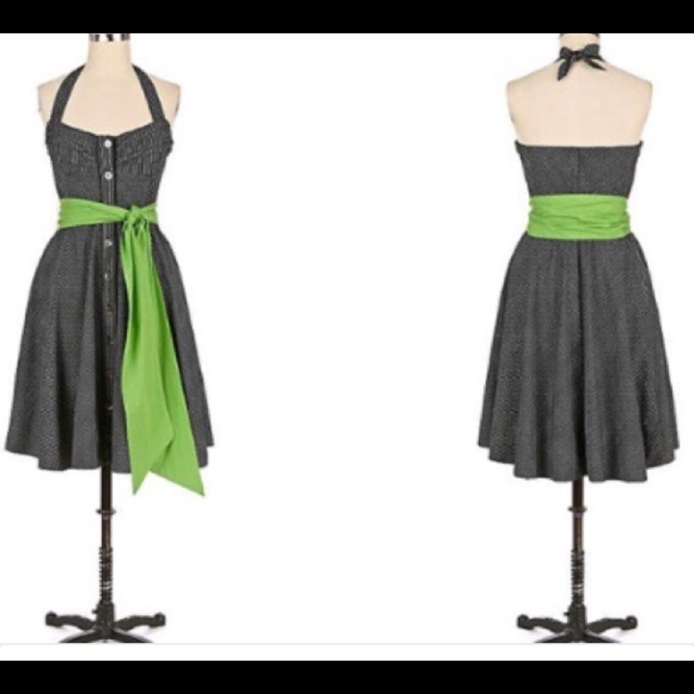 Anthropologie black dress