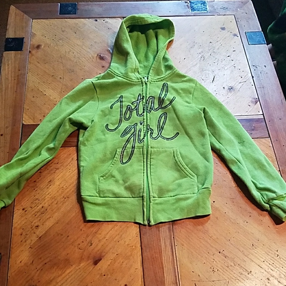 Green sweatshirt
