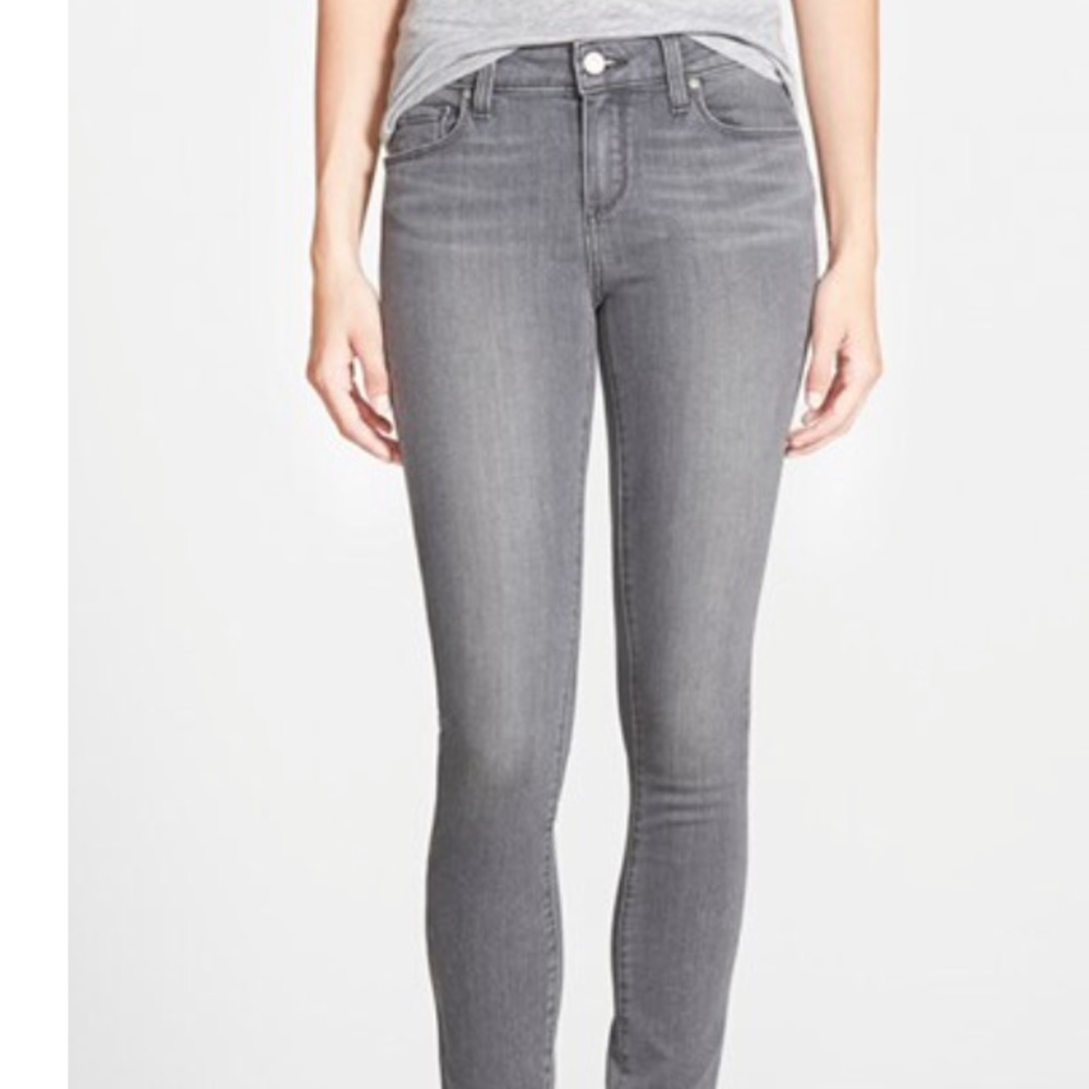 Paige  verdugo ultra skinny grey transcend