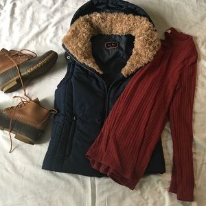 Like New Adorable Navy Vest