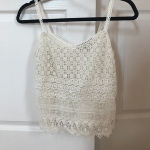 Topshop Crochet Tank