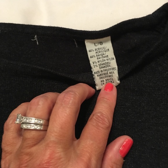 Grayish black thin sweater feels beautiful - Picture 2 of 4