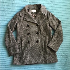 Calvin Klein tweed pea coat size 10
