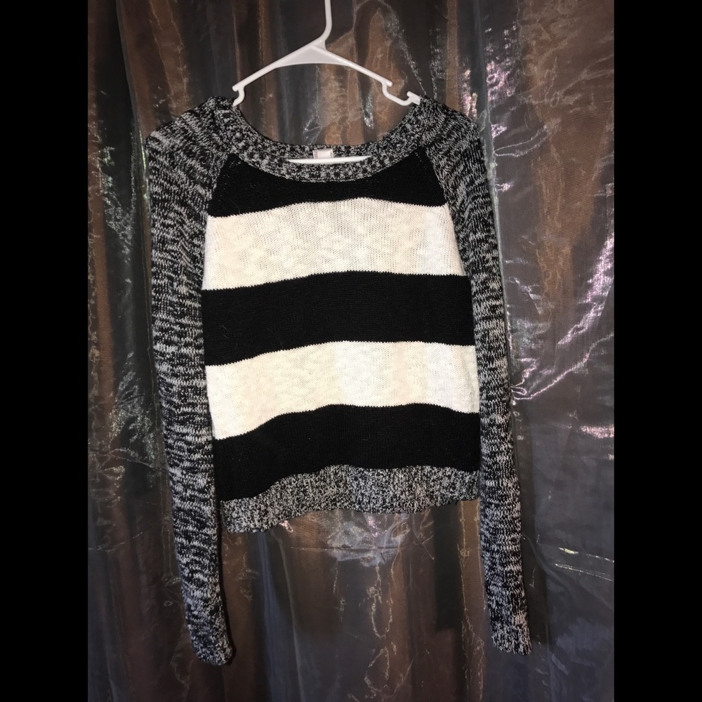SO Front Stripped Sweater