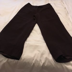 SOLD—Alfani petite size 8 brown lined wide leg