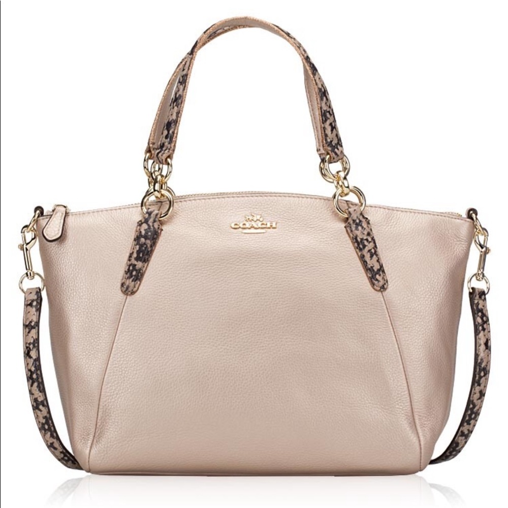 Rose Gold Coach Purse