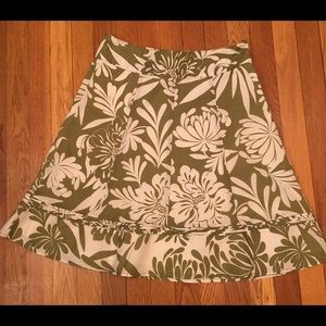 Ann Taylor floral Skirt.