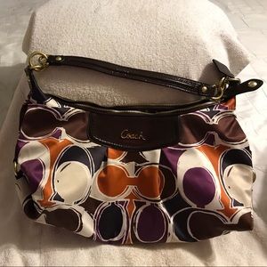 Multi color Coach purse
