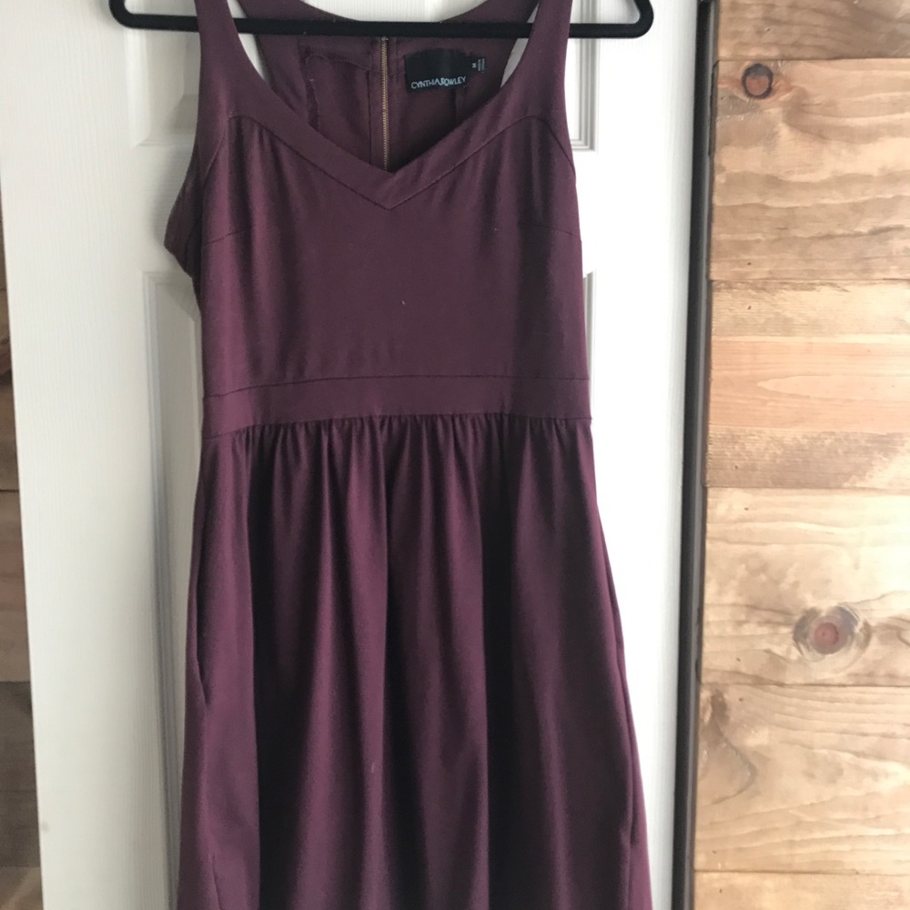 Plum dress