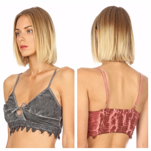 Charcoal Embroidered Bralette - Picture 4 of 4