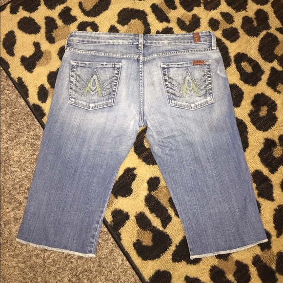 7 for all mankind Bermuda shorts sz 31 - Picture 2 of 3