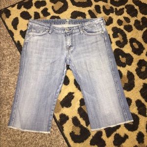7 for all mankind Bermuda shorts sz 31