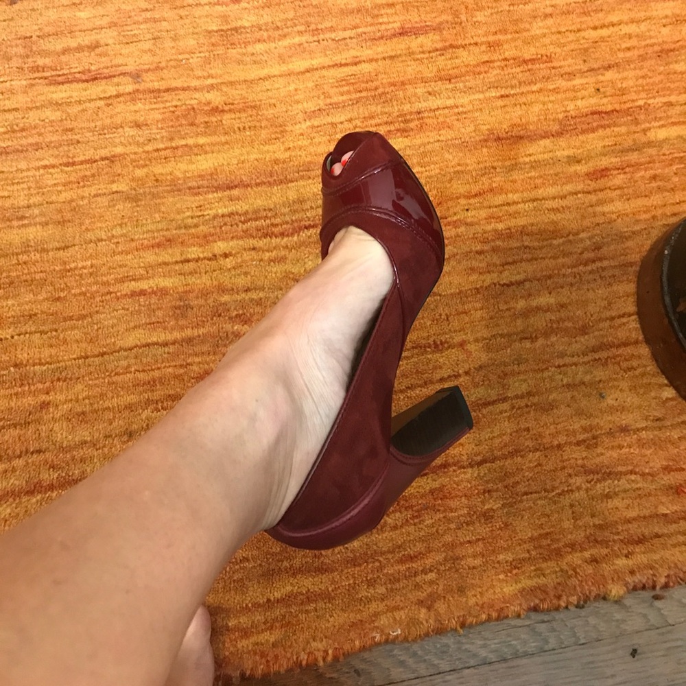 Maroon Pumps - image 4