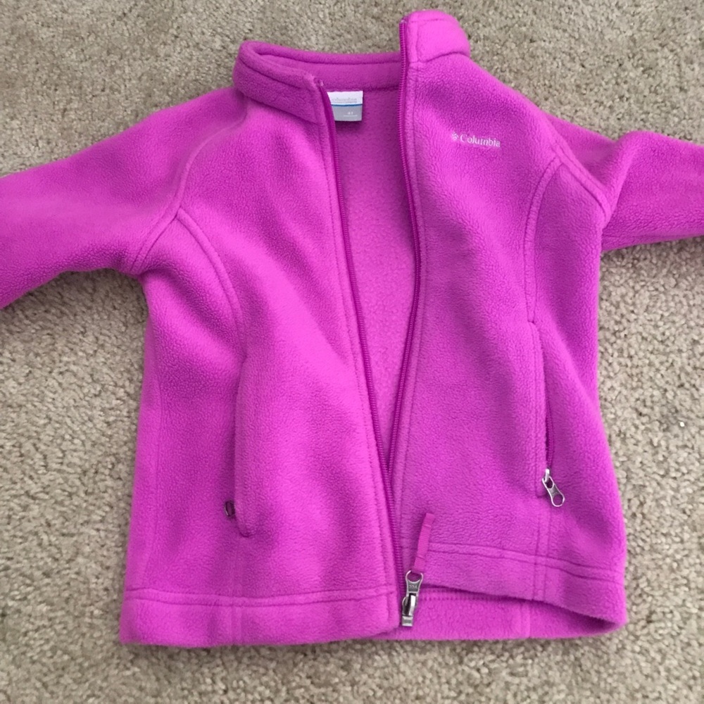 Girls 4T Columbia Fleece Zip Up