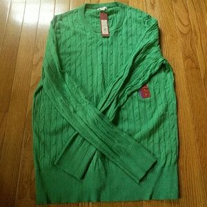 Green lightweight sweater