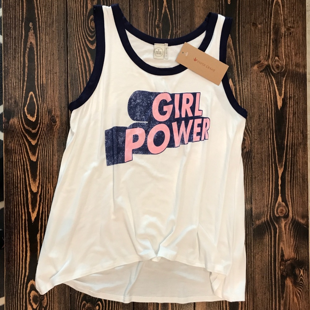💪🏼  "girl power" tank size small