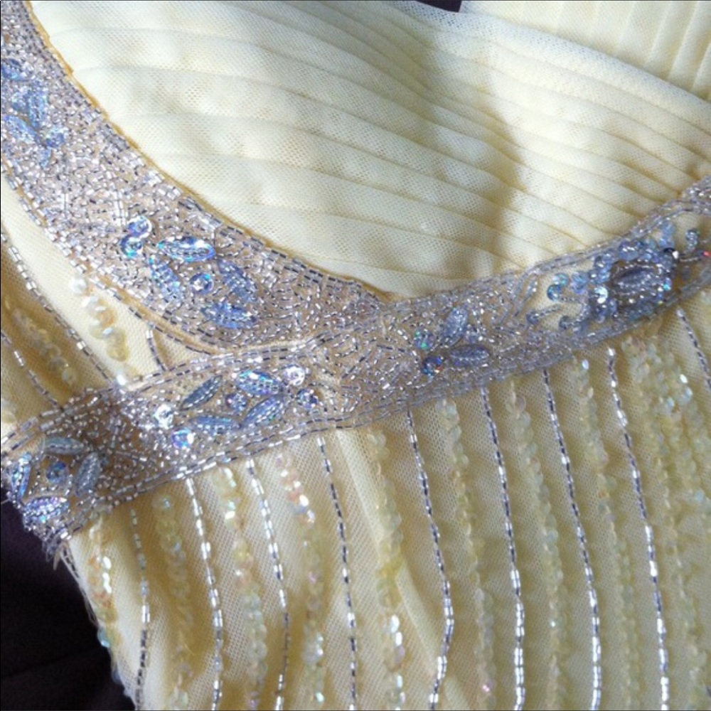 Davids Bridal yellow dress