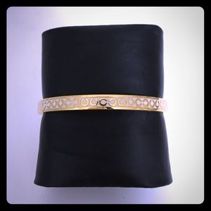 Coach Signature Bangle