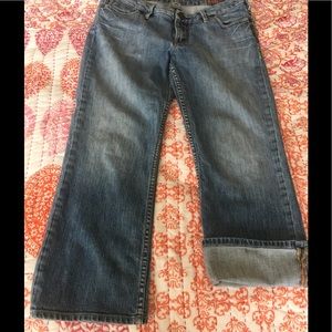 Silver Capri Jeans "Laura" Style