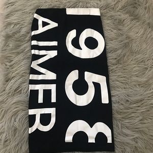 aimer pour toujours midi bodycon skirt