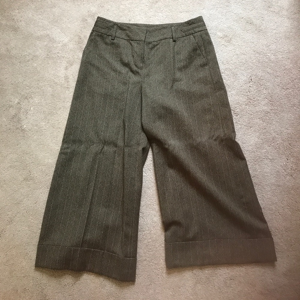 Wool dress capri pants