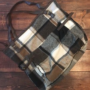 Brown/Black Shoulder bag
