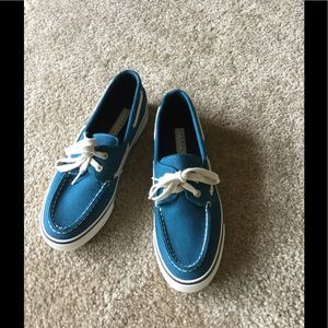 FINAL PRICE Never worn Sperry canvas dock shoes