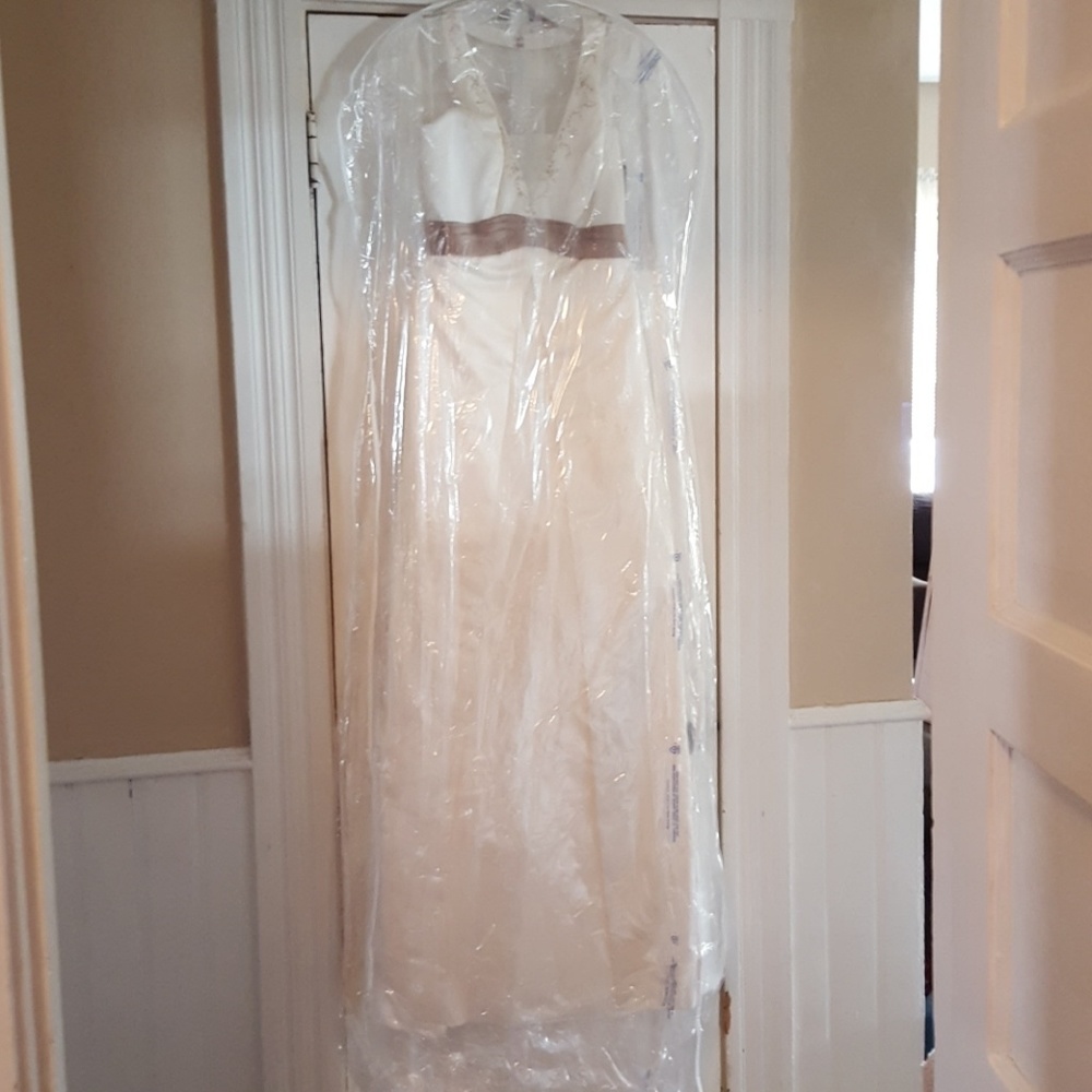 Off white gown