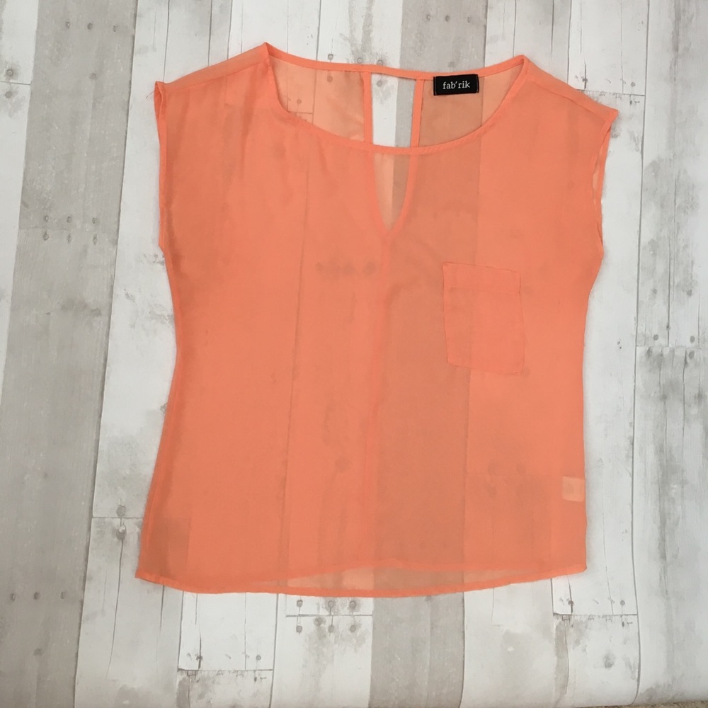 Orange Fab'rik shirt