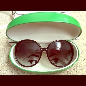 Kate Spade Ginette Black Sunglasses