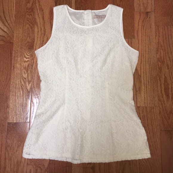 Banana Republic Tops - Banana Republic White Lace Top