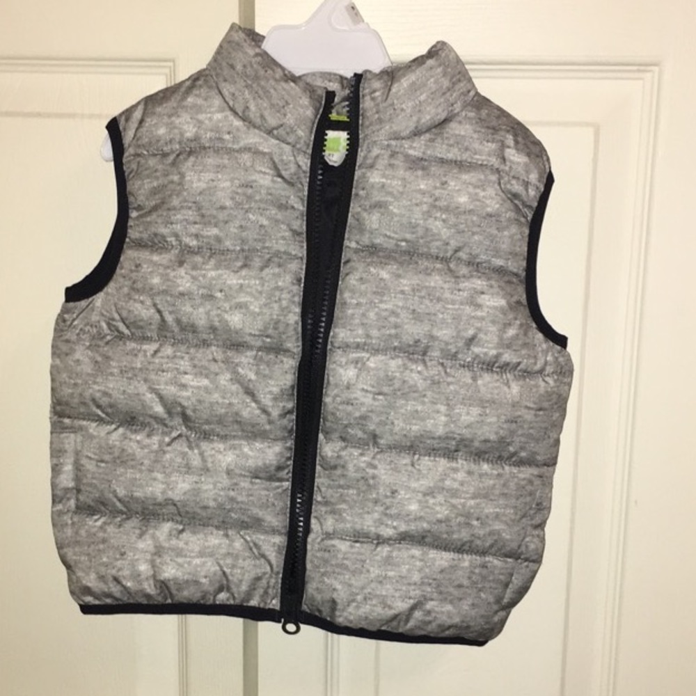 Crazy 8 puffer vest 2T