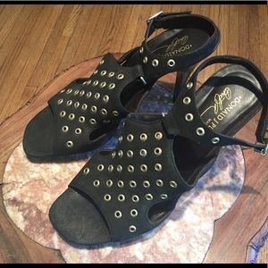 Donald Pliner Ankle Wrap Sandals