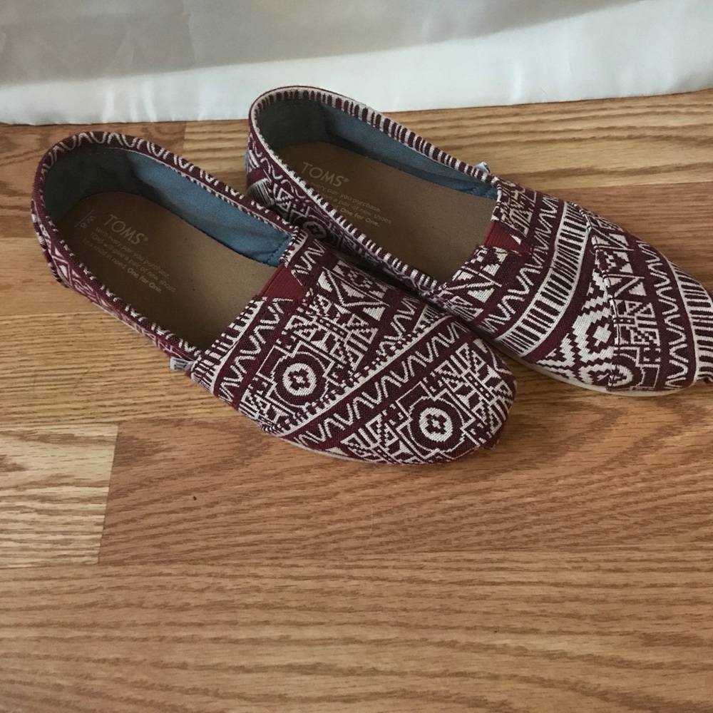 Toms shoes.