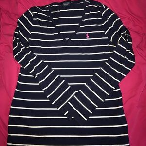 Long sleeve polo shirt medium