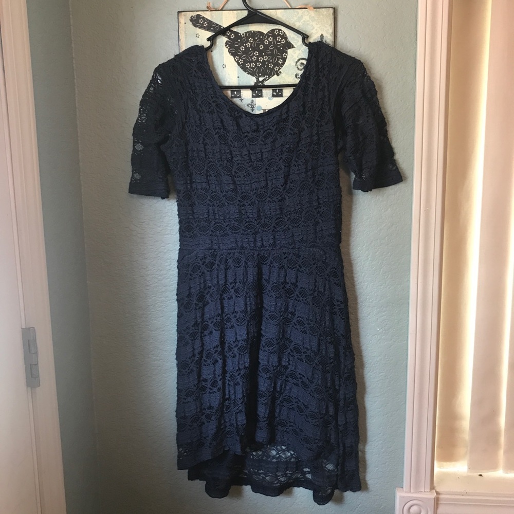 Navy Lace Dress