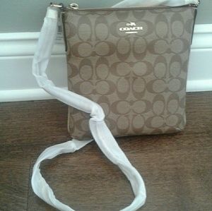Coach NS Crossbody Bag with Gold Detailing
