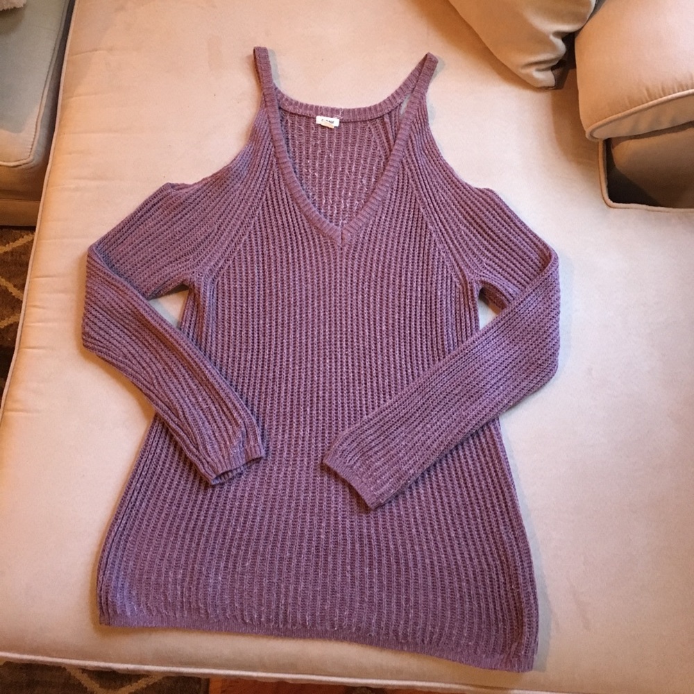 Cold Shoulder Sweater
