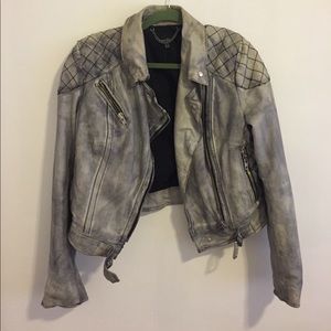 Muubaa leather motorcycle jacket