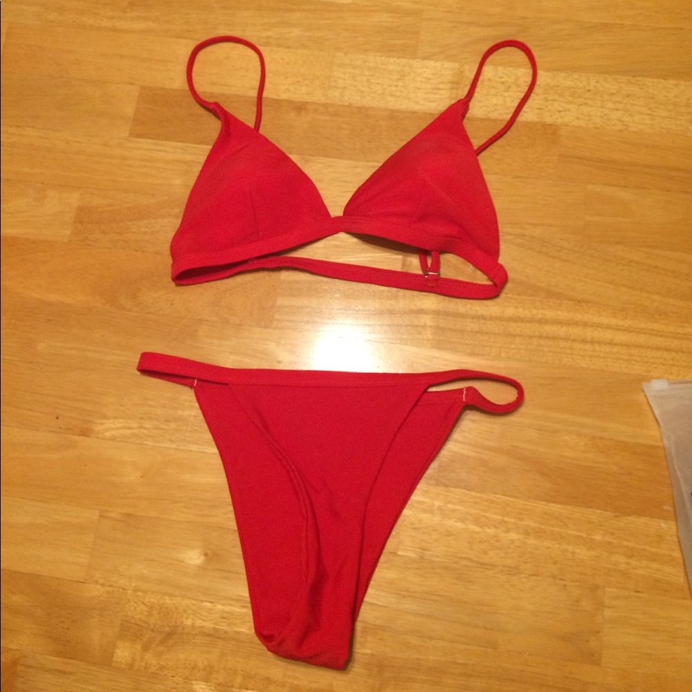 Red Zaful Swim suit