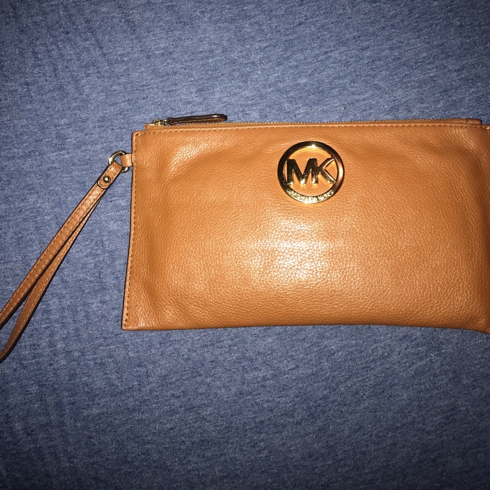 Michael Kors large zip wristlet