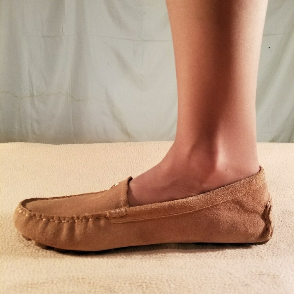 Brand New Coach Brown Sueude Loafers - Picture 2 of 5