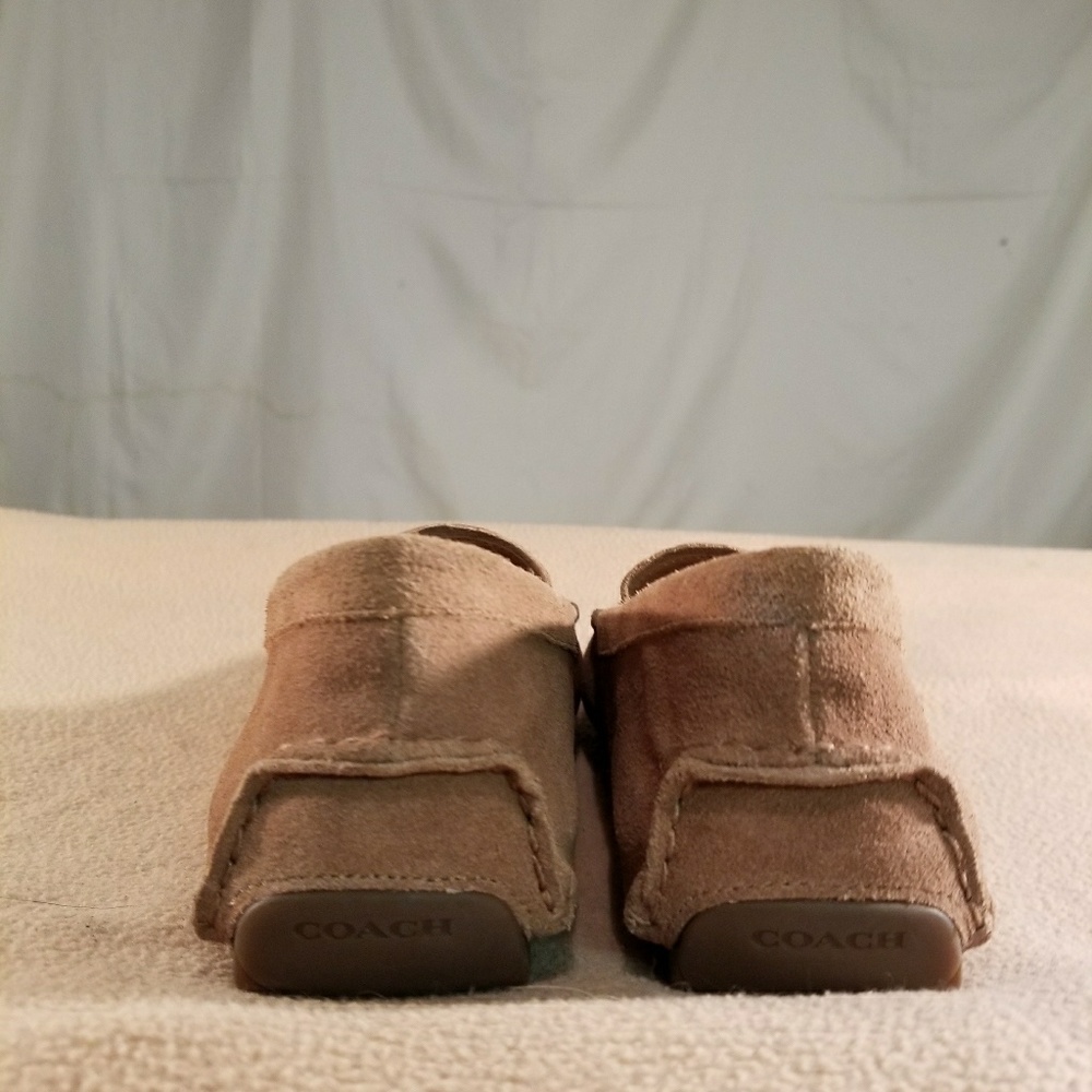 Brand New Coach Brown Sueude Loafers - Picture 3 of 5