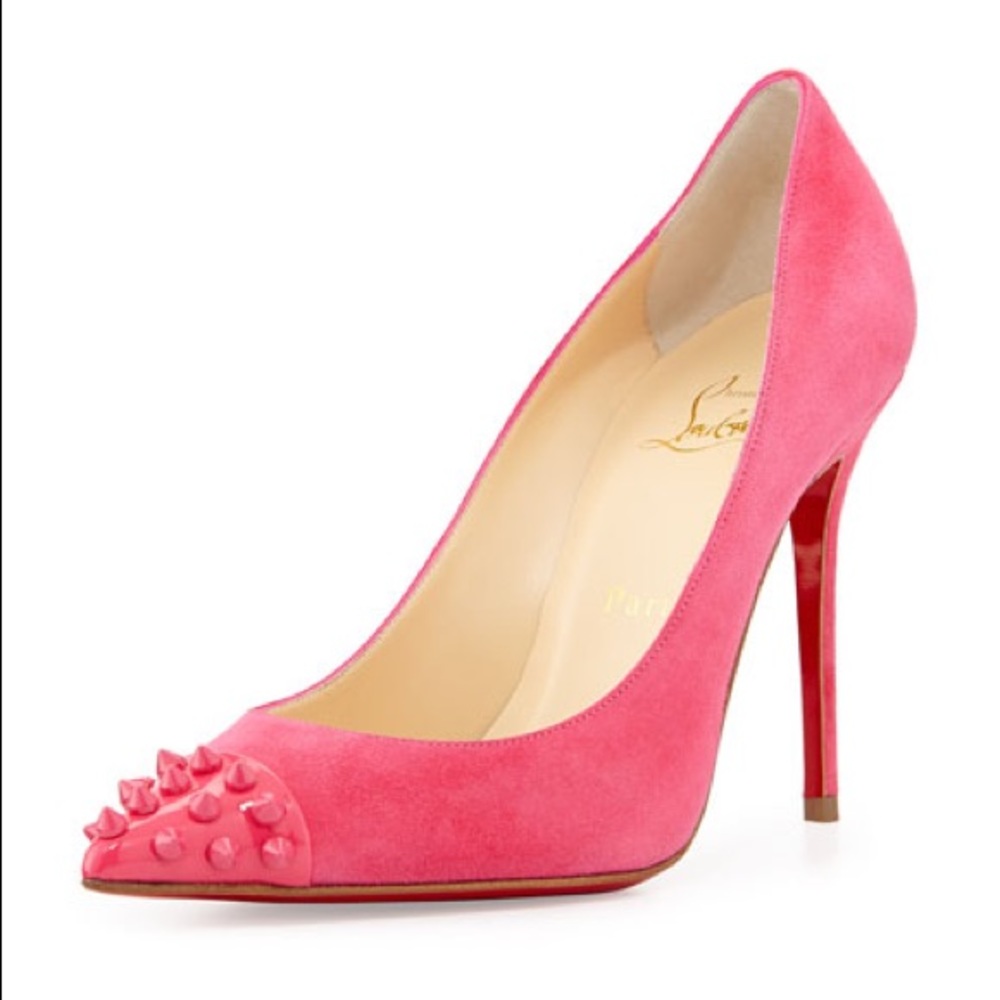 CHRISTIAN LOUBOUTIN Geo Spike Point-Toe Pump