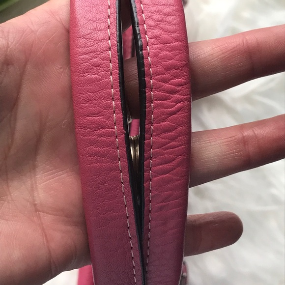 Fossil pink genuine leather purse - Picture 3 of 7