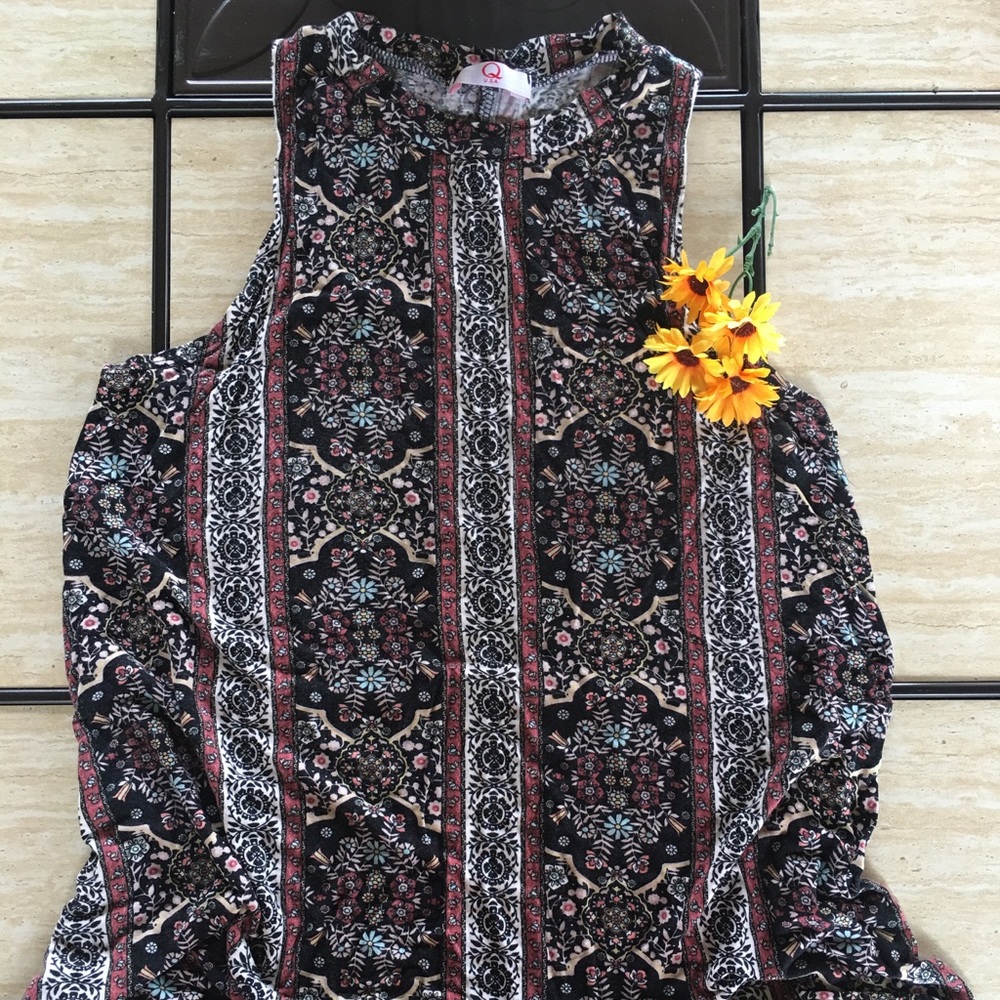 Fashion Q printed floral swing dress