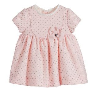 Mayoral Pink Polka Dot Dress