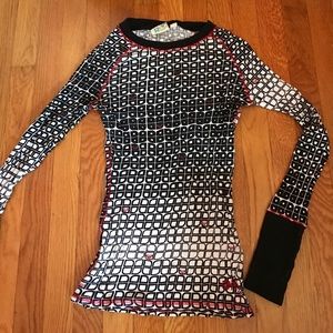 Roxy ribbed long sleeve top