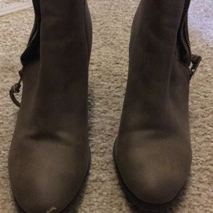 Tan booties charlotte Russe