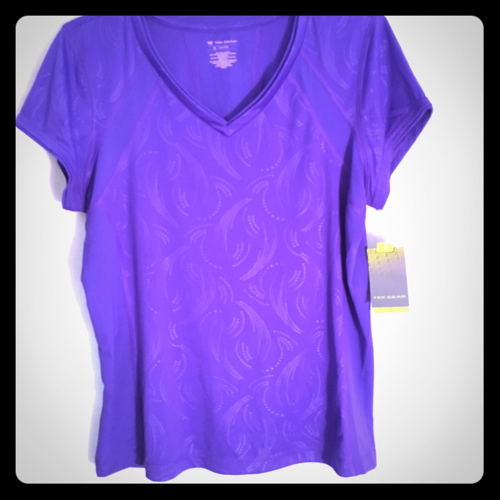 Purple exercise top NWT